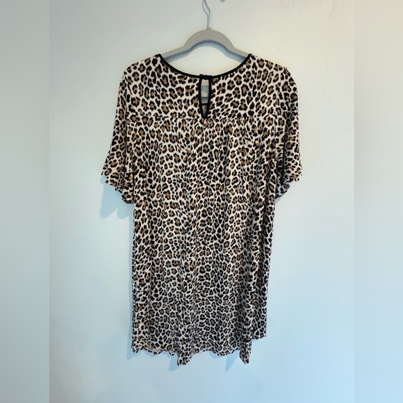Kate Spade Leopard Animal Print Nightgown. Night Shirt. Wmn’s Small - Picture 3 of 10